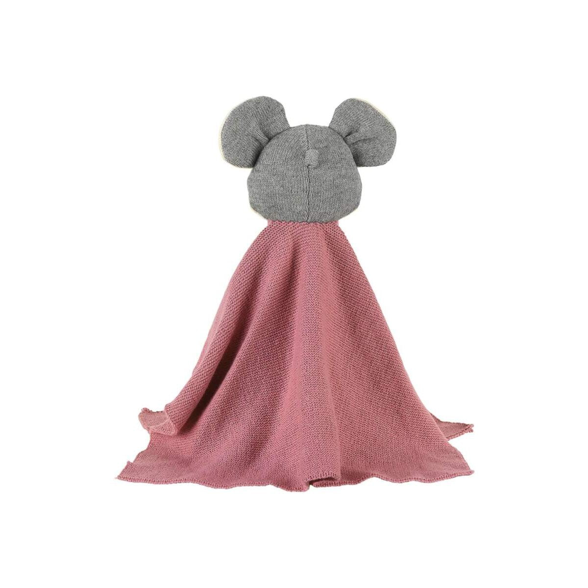 Sterntaler GOTS Strick-Schmusetuch Maus Mabel in Rosa, 30 cm