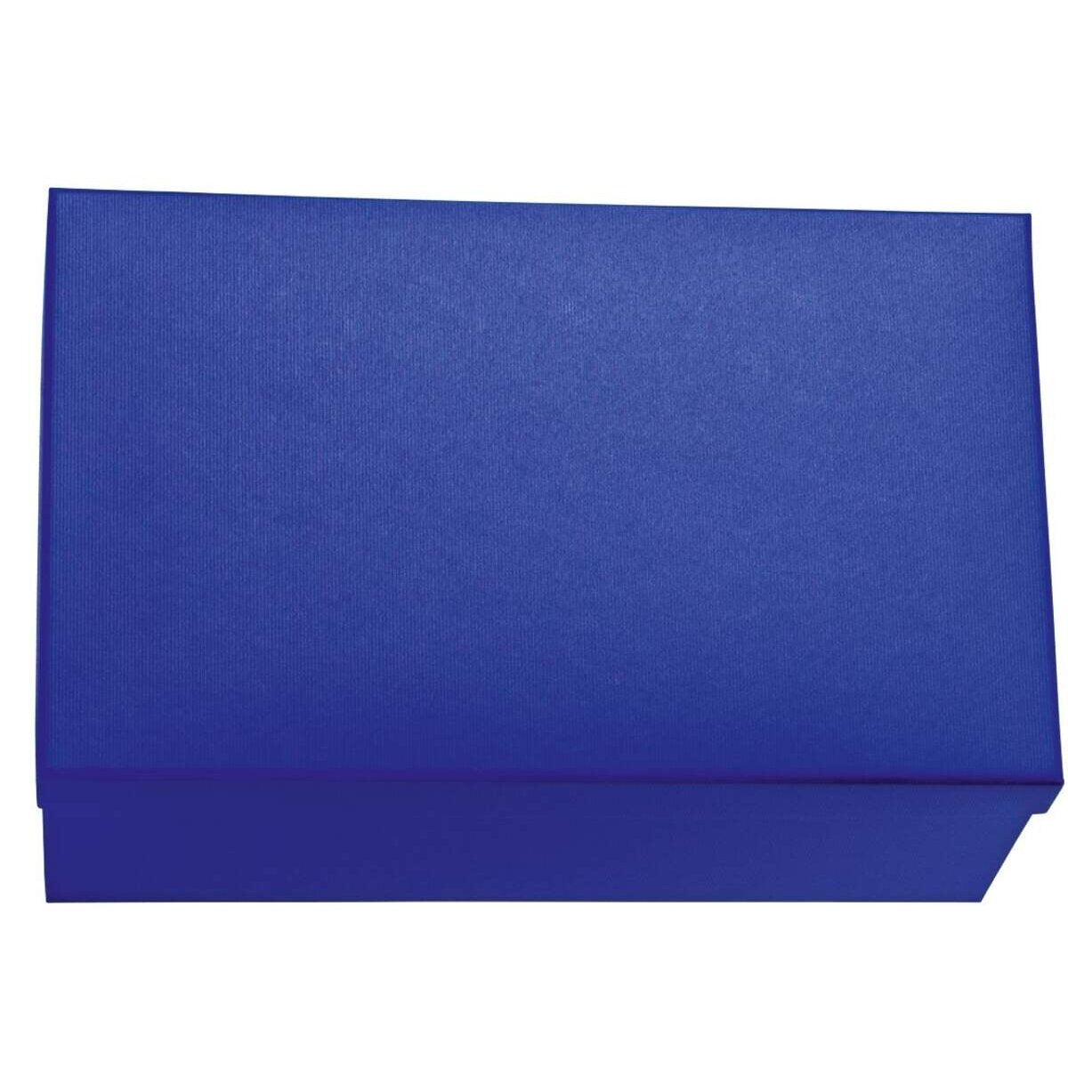 STEWO Kartonage One Colour Blau dunkel 14x9x4cm