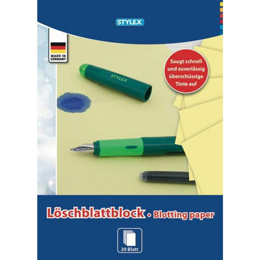 Stylex Löschblattblock Top A4, 20 Blatt