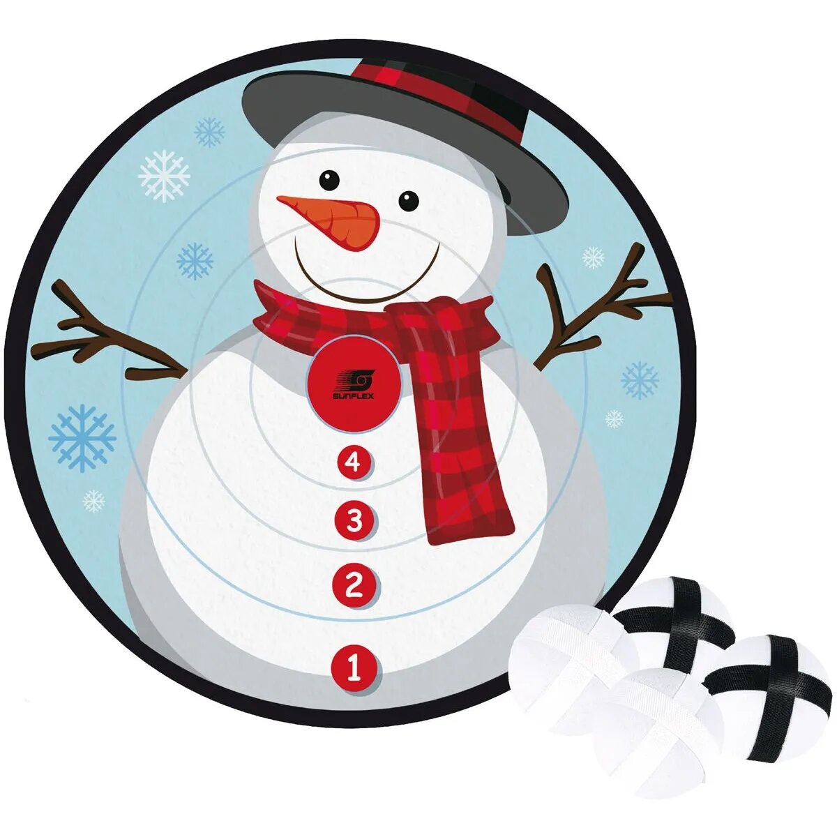 Sunflex Klettwurfspiel Schneemann