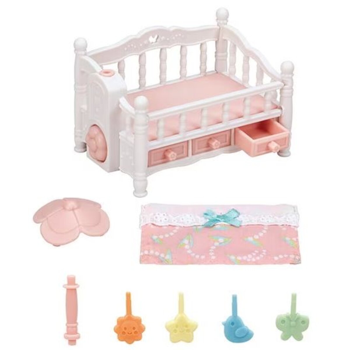 Sylvanian Families Babybett mit Mobile