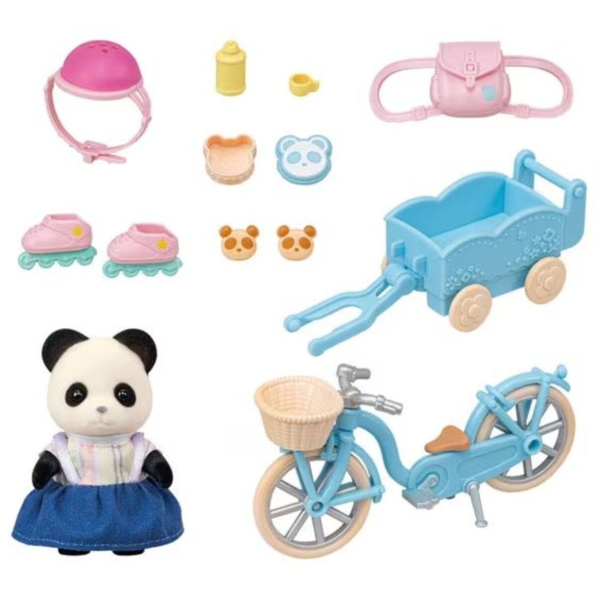 Sylvanian Families Fahrrad und Rollschuhe Spielset mit Figur