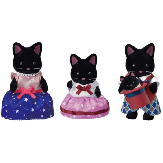 Sylvanian Families Schwarze Katzen Familie