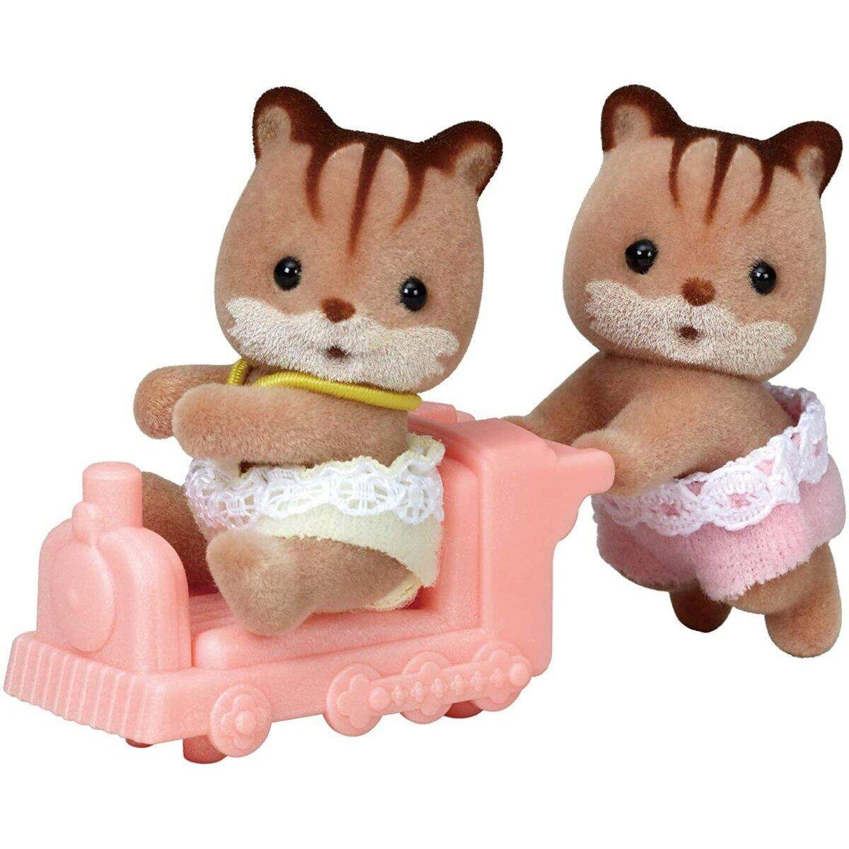 Sylvanian Families Walnuss Eichhörnchen Zwillinge