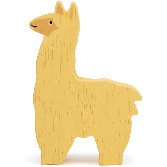 tender leaf toys Holztier Alpaka