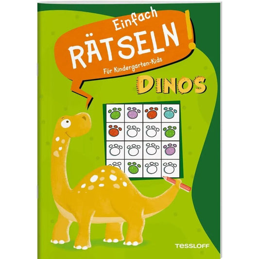 Tessloff Einfach rätseln! Für Kindergarten-Kids. Dinos