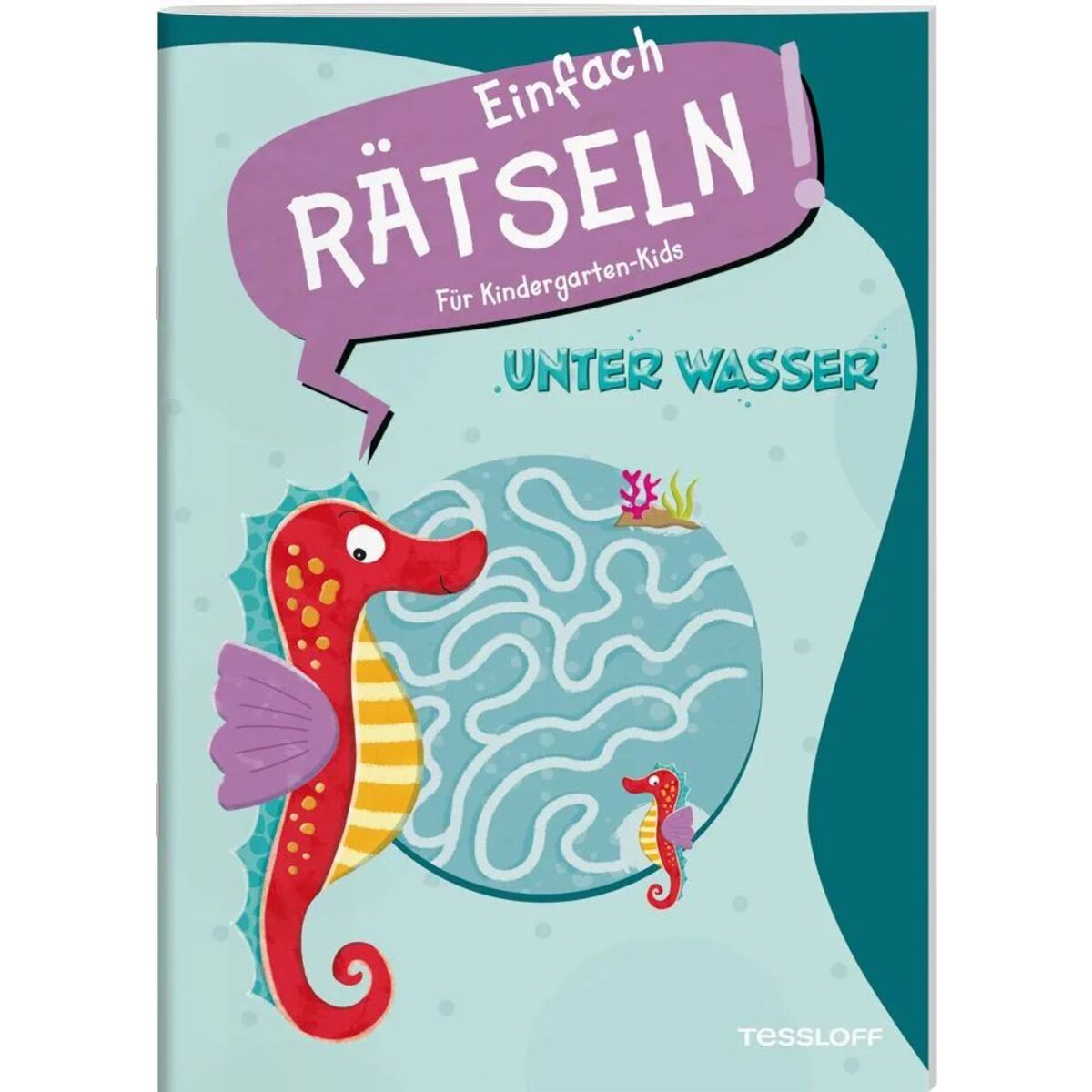 Tessloff Einfach rätseln! Für Kindergarten-Kids. Unter Wasser