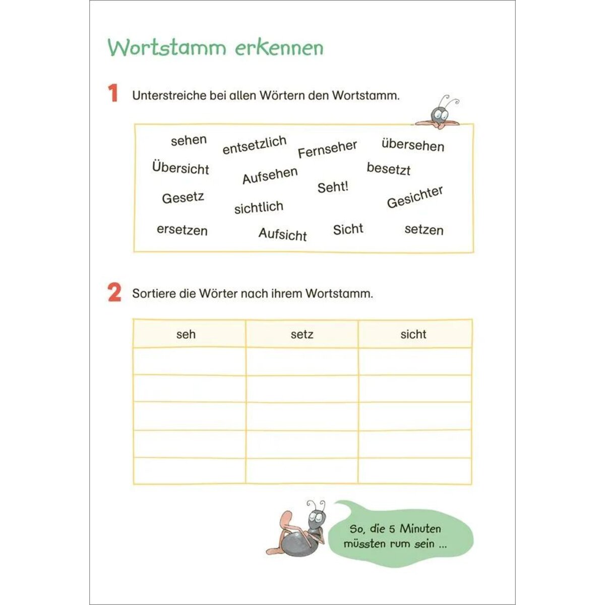 Tessloff Fit für Deutsch 3. Klasse. Mein 5-Minuten-Block