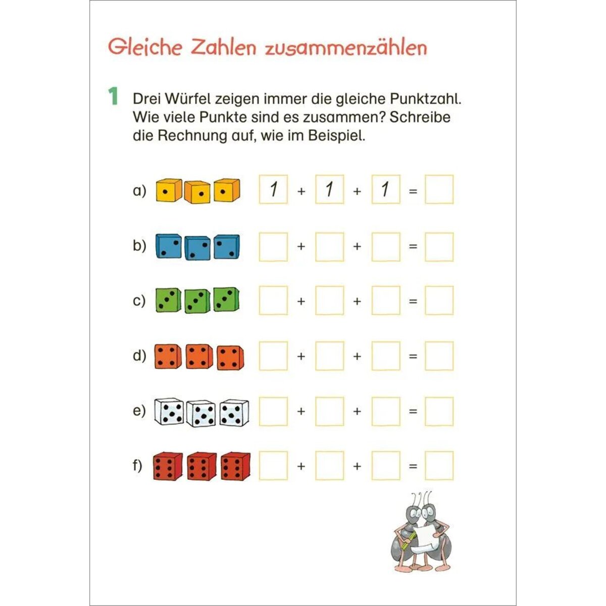 Tessloff Fit für Mathe 1. Klasse. Mein 5-Minuten-Block