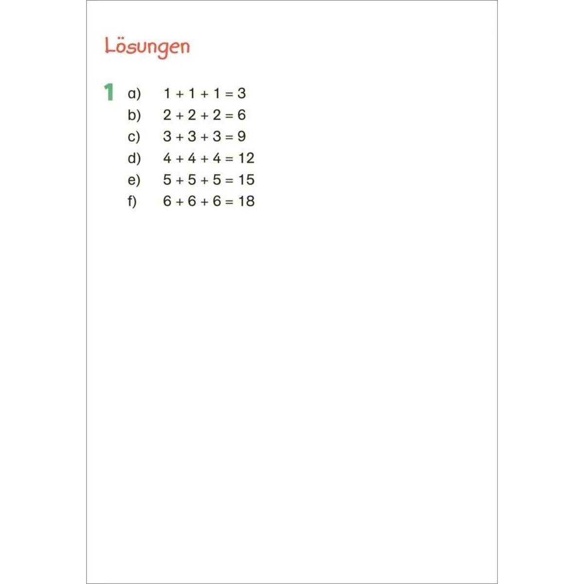 Tessloff Fit für Mathe 1. Klasse. Mein 5-Minuten-Block