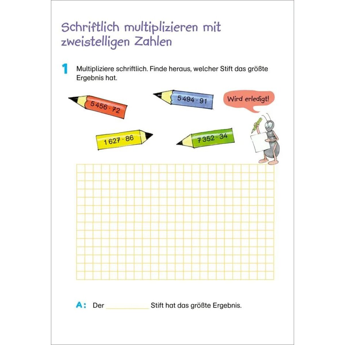 Tessloff Fit fürs Rechnen 4. Klasse. Mein 5-Minuten-Block