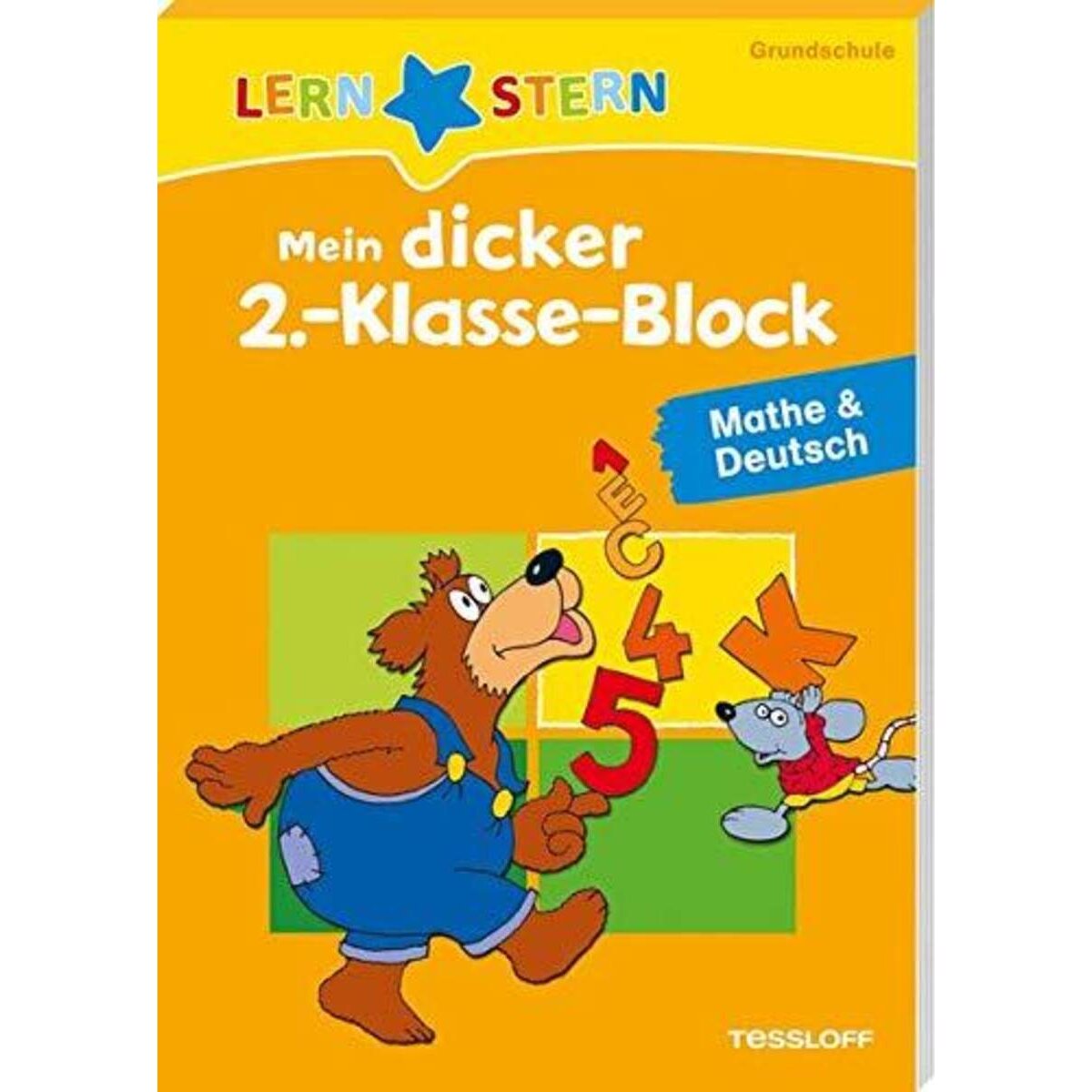 Tessloff Lernstern - Mein dicker 2. Klasse Block: Mathe und Deutsch