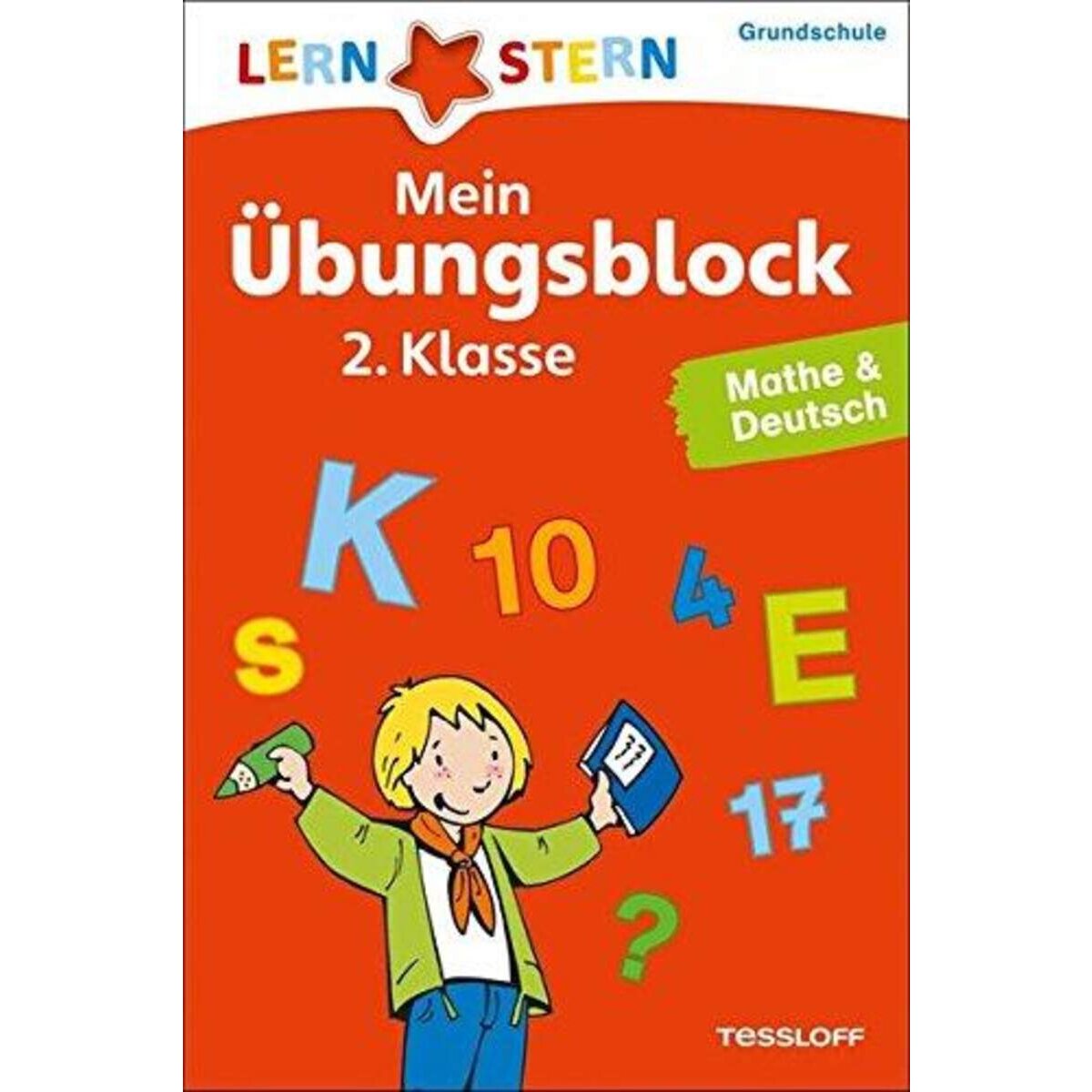 Tessloff Lernstern - Mein Übungsblock 2. Klasse: Mathe & Deutsch