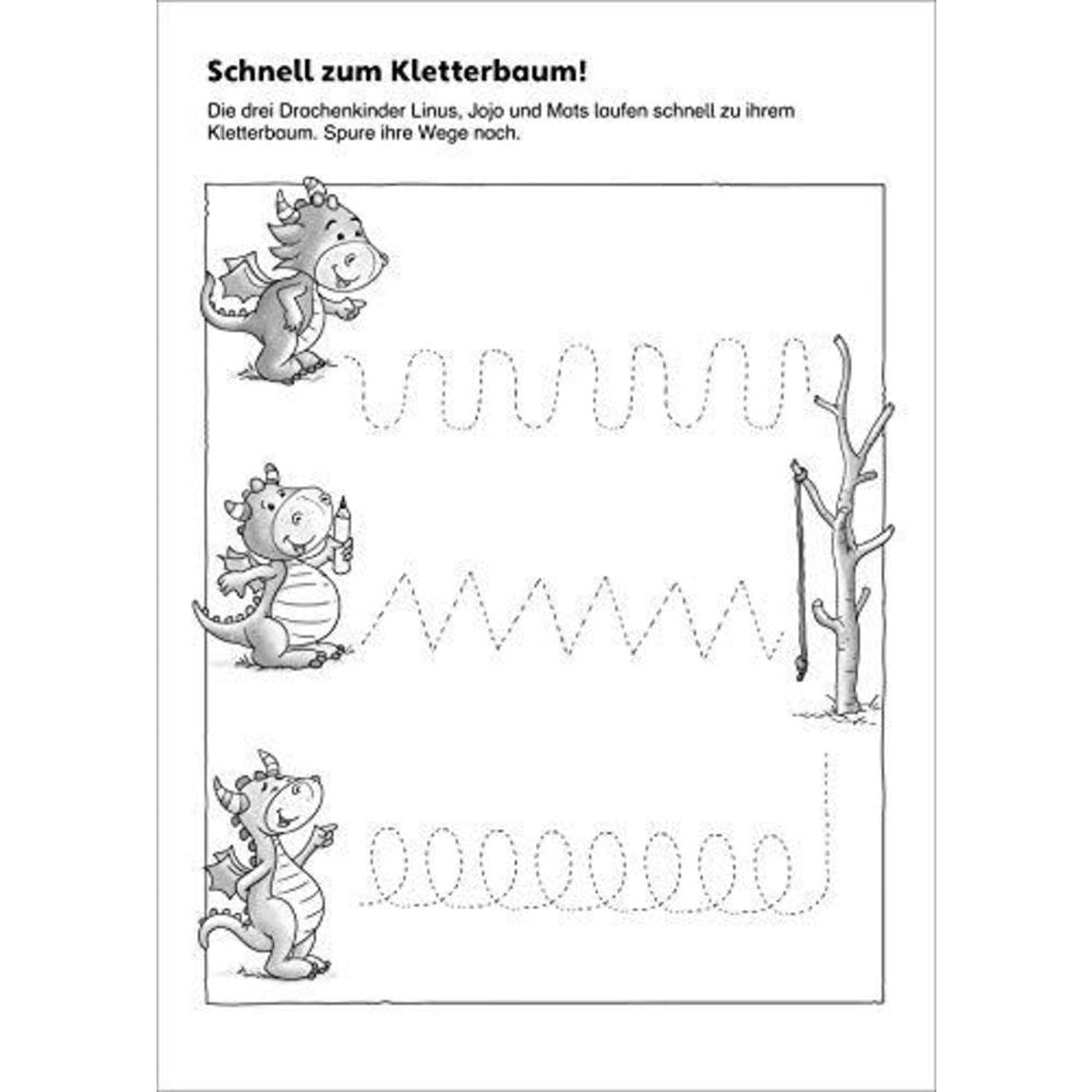 Tessloff LERNSTERN Mein drachenstarkes Vorschulbuch: Malen, spielen, lernen!