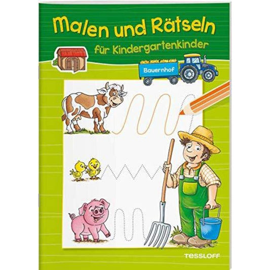 Tessloff Malen und Rätseln für Kindergartenkinder. Bauernhof