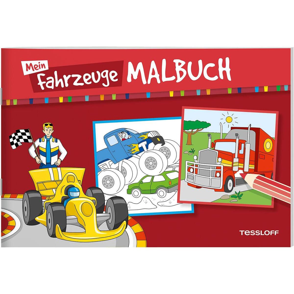 Tessloff Mein Fahrzeuge-Malbuch