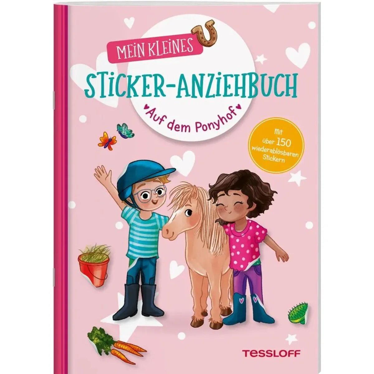 Tessloff Mein kleines Sticker-Anziehbuch. Auf dem Ponyhof