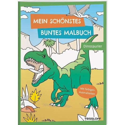 Tessloff Mein schönstes buntes Malbuch. Dinosaurier