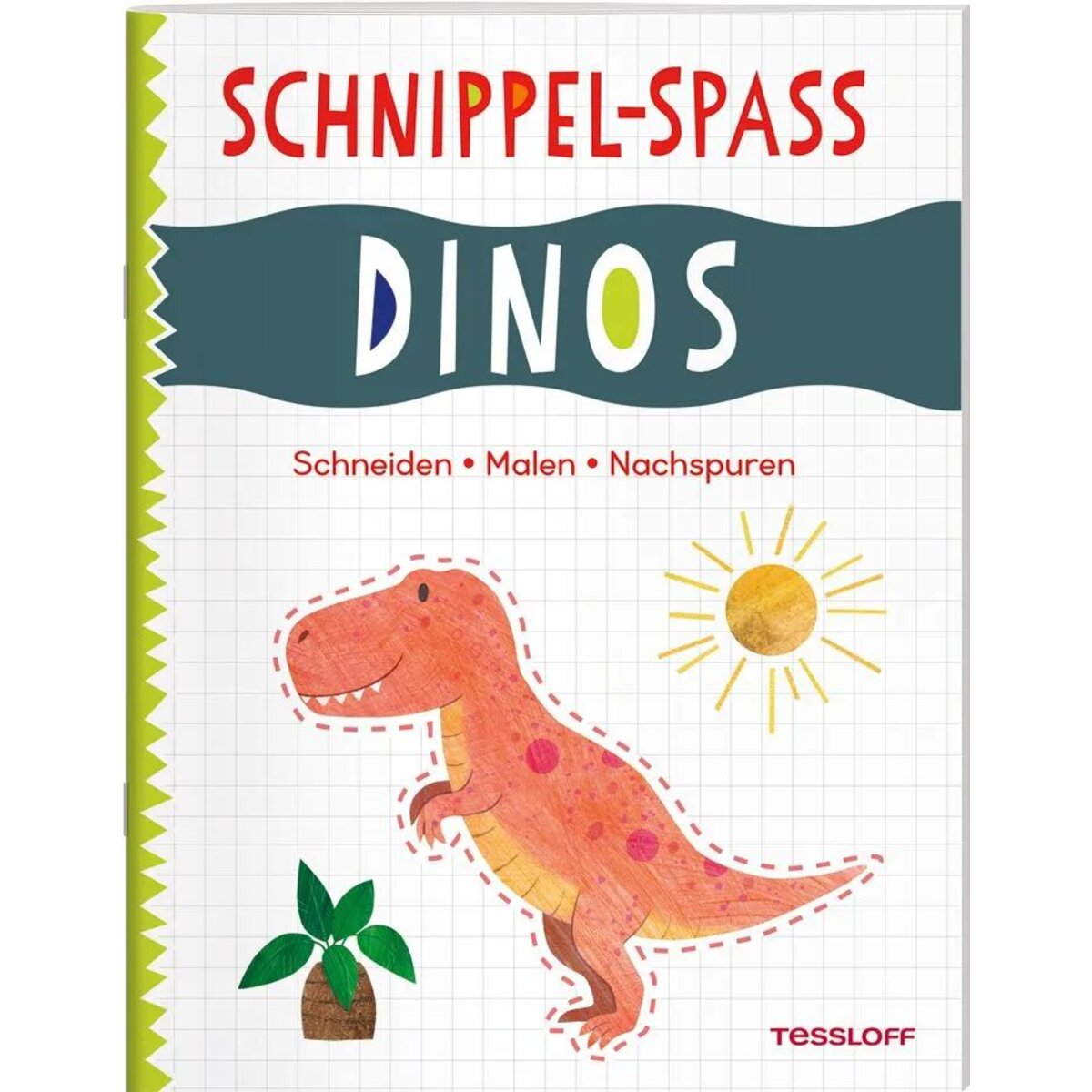 Tessloff Schnippel-Spaß. Dinos. Schneiden - Malen - Nachspuren