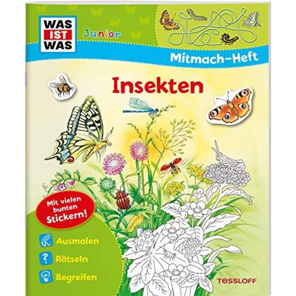 Tessloff WAS IST WAS Junior Mitmach Heft - Insekten