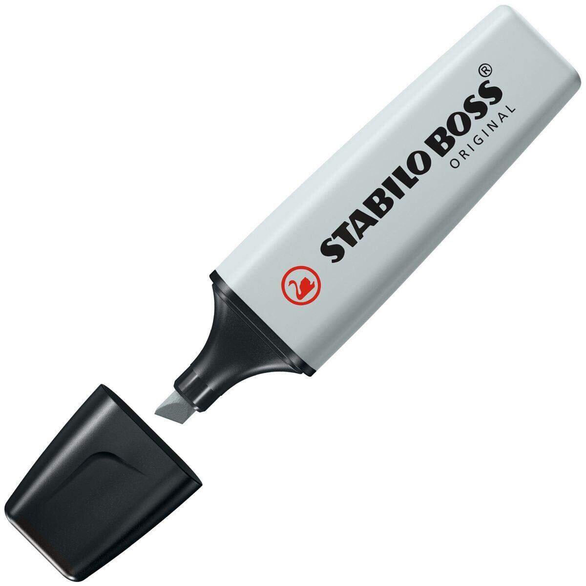 Textmarker - STABILO BOSS ORIGINAL Pastel  - Einzelstift - seidengrau