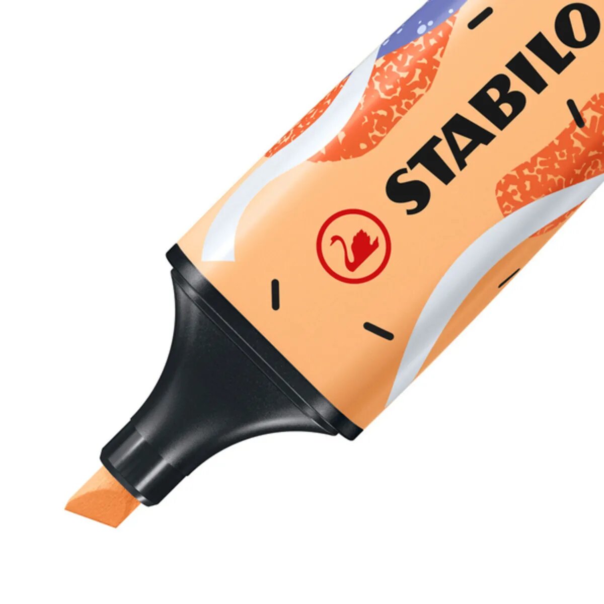 Textmarker - STABILO BOSS ORIGINAL Pastel by Ju Schnee - Einzelstift - sanftes Orange