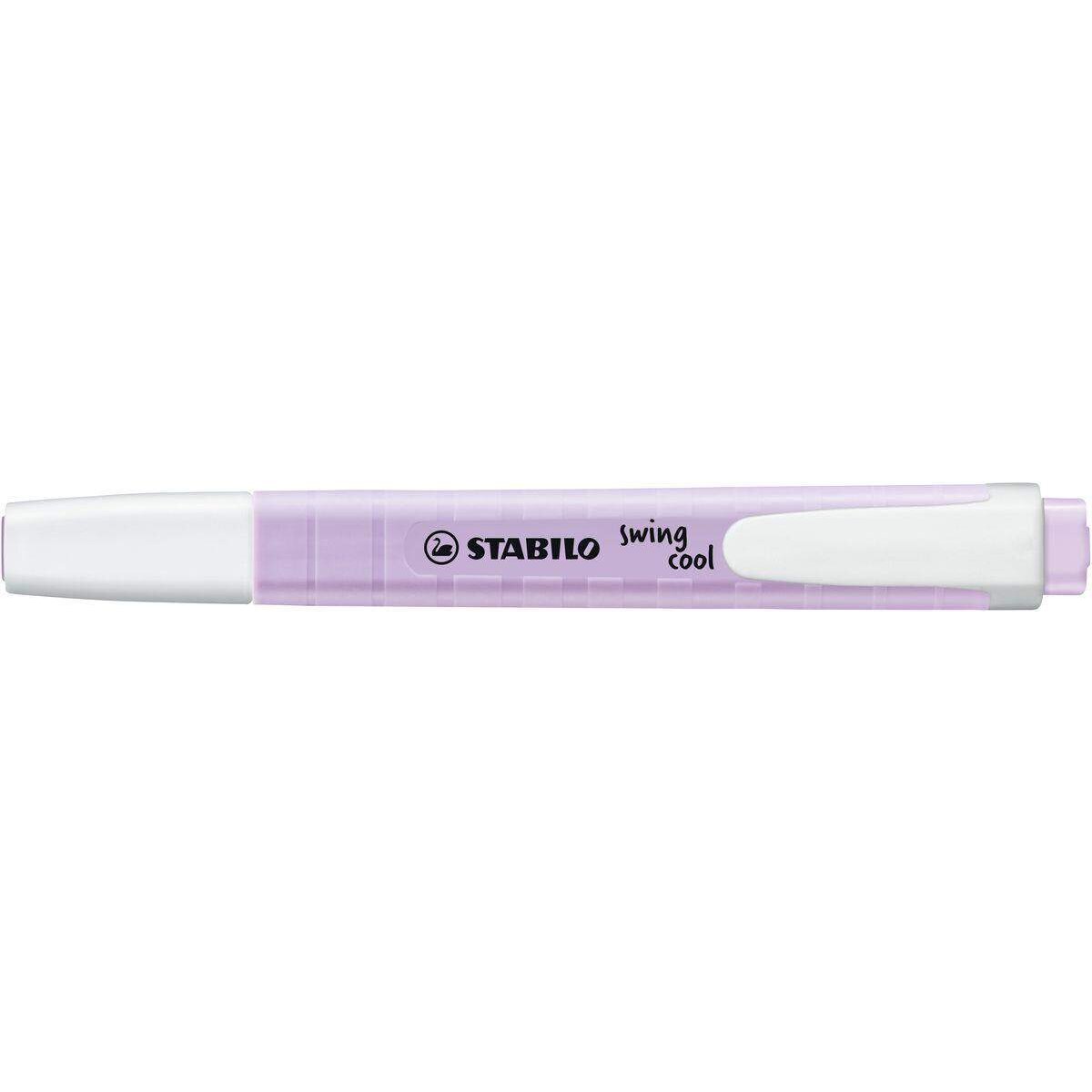 Textmarker - STABILO swing cool Pastel Edition - Einzelstift - Schimmer von Lila