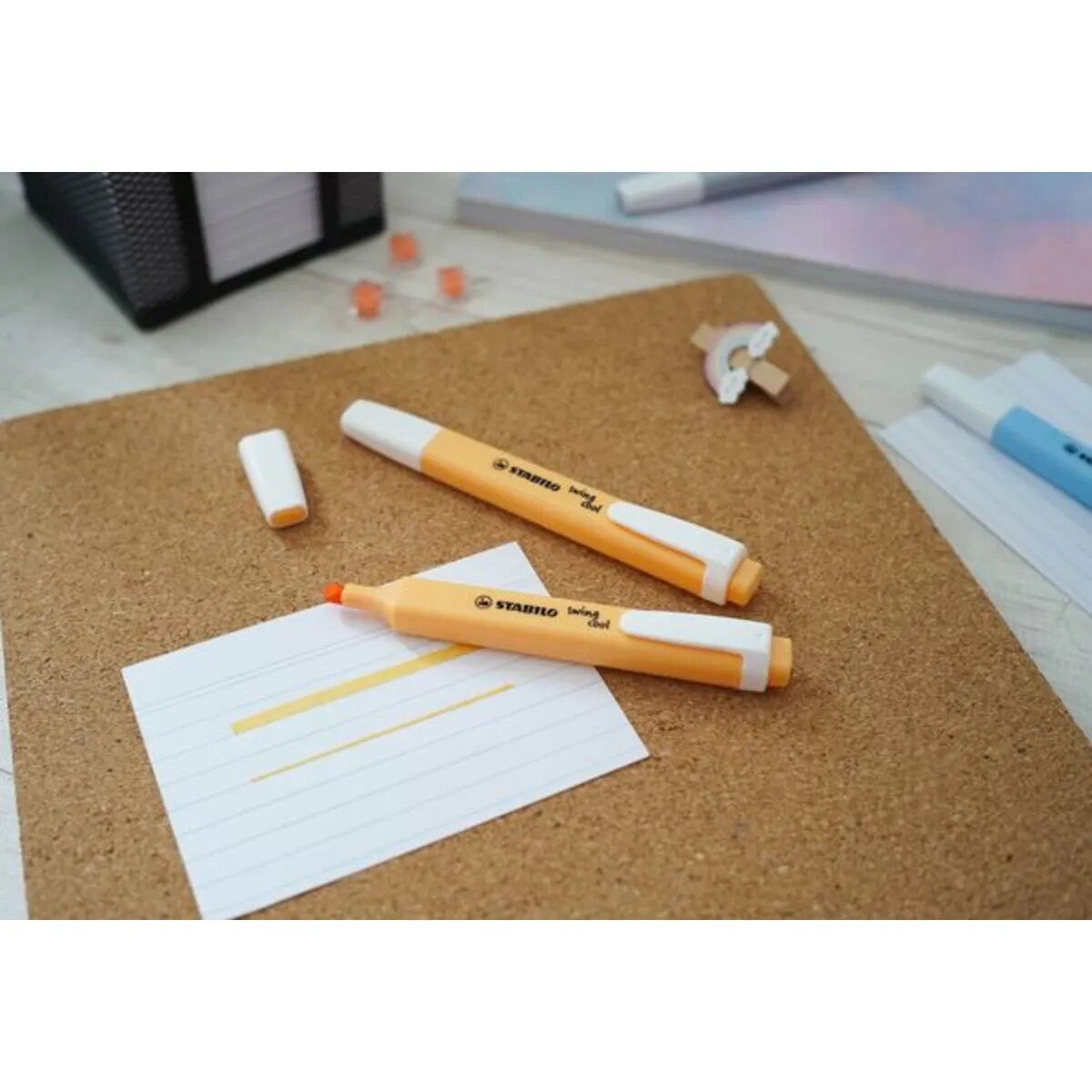 Textmarker - STABILO swing cool Pastel - Einzelstift - Sanftes Orange