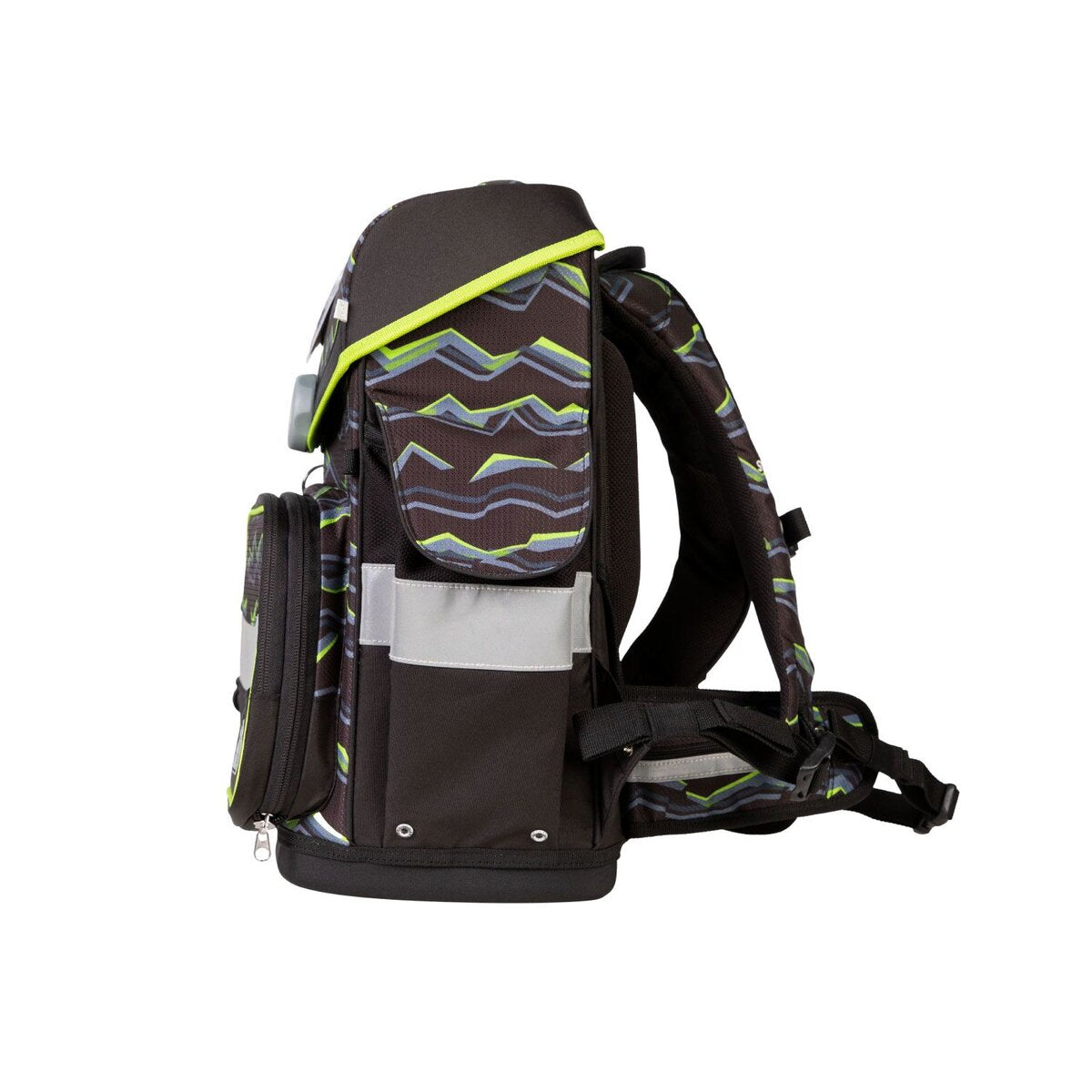 School-Mood Timeless Pro Finn (Raubkatze), 7-tlg. Schulranzenset