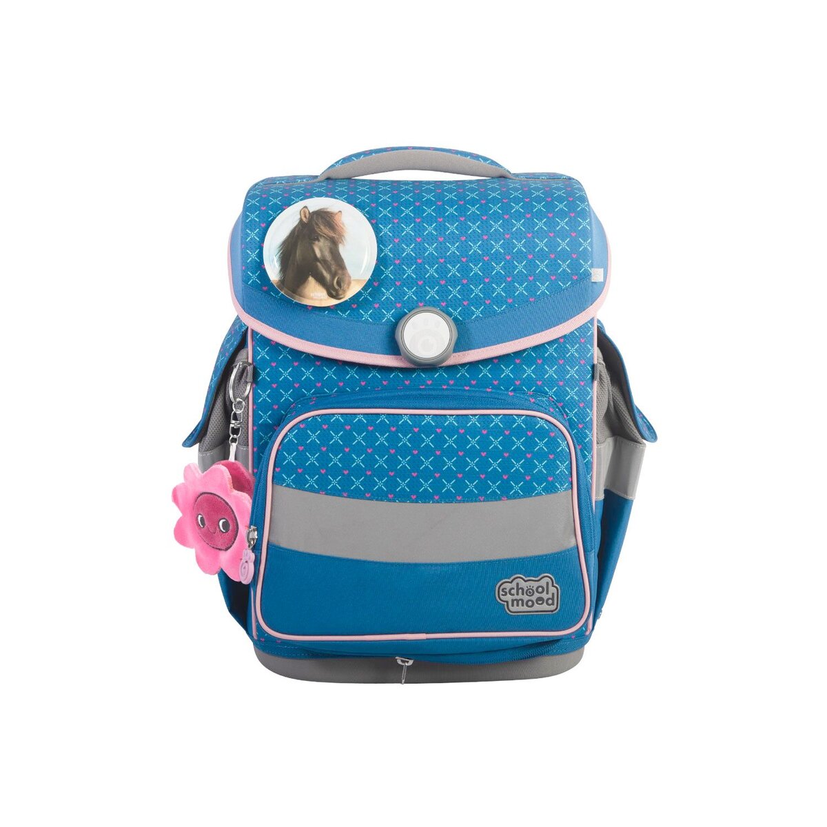 School-Mood Timeless Pro Mila (Pferd), 7-tlg. Schulranzenset