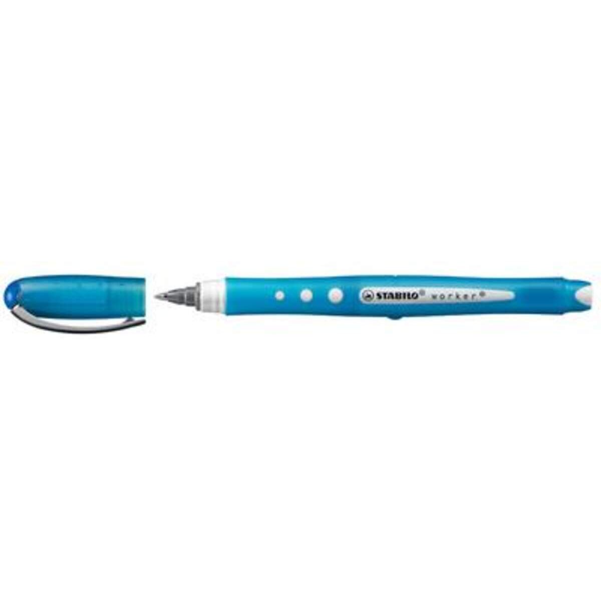 Tintenroller - STABILO worker+ colorful - medium - Einzelstift - blau