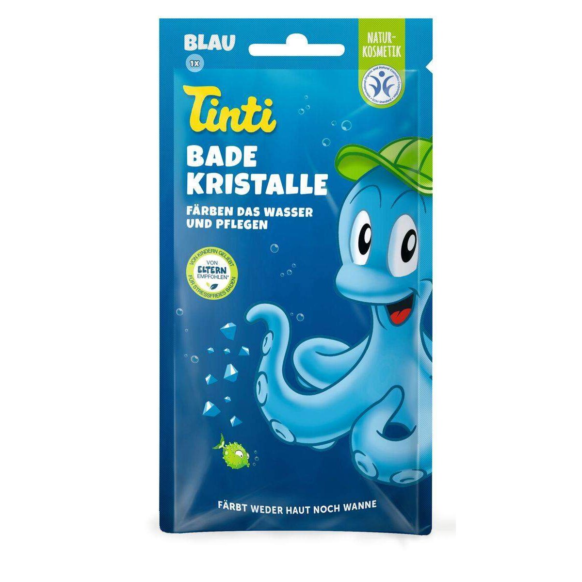 Tinti Badekristalle blau