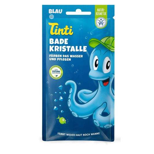 Tinti Badekristalle blau