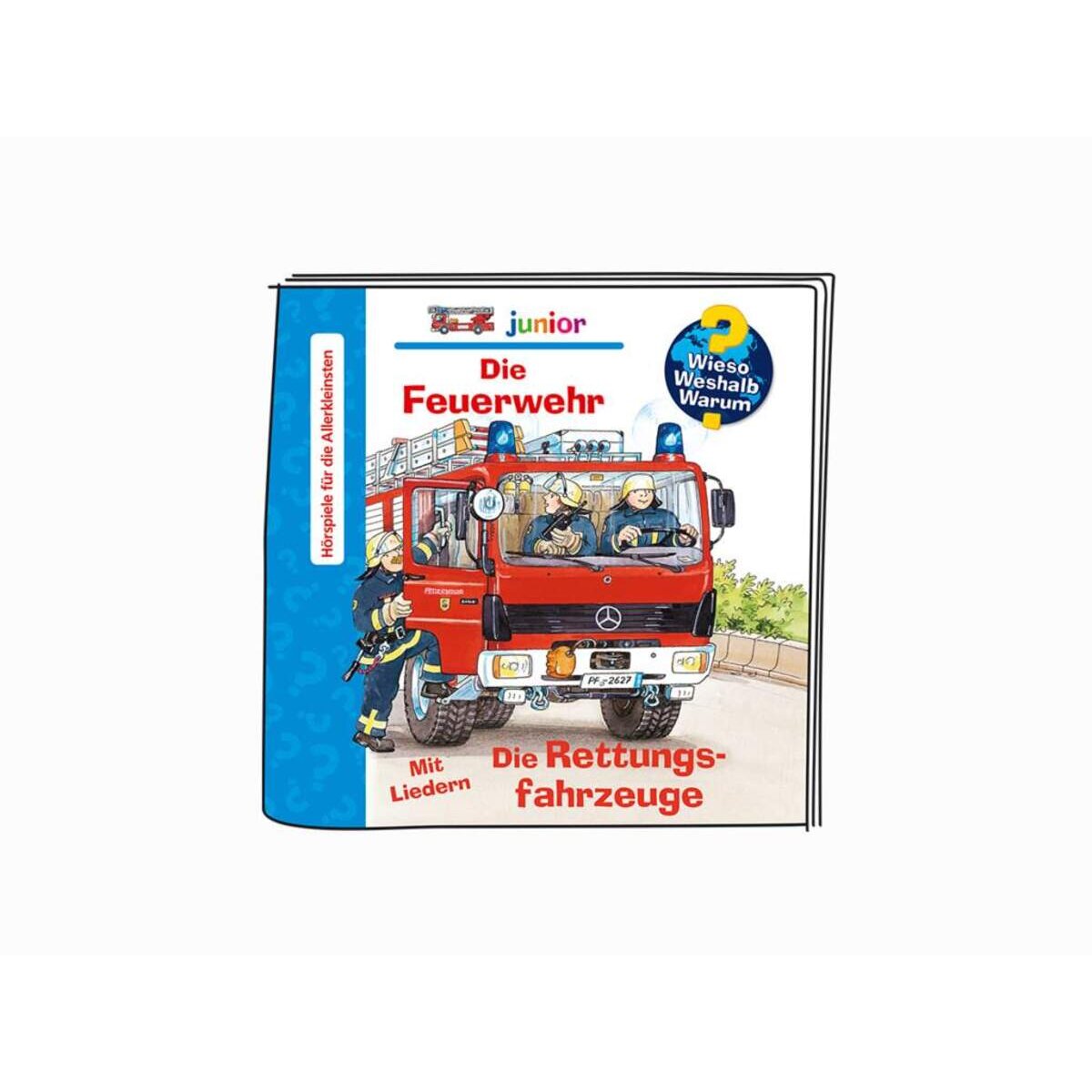 tonies® Hörfigur - Wieso? Weshalb? Warum? junior: Die Feuerwehr, Die Rettungsfahrzeuge