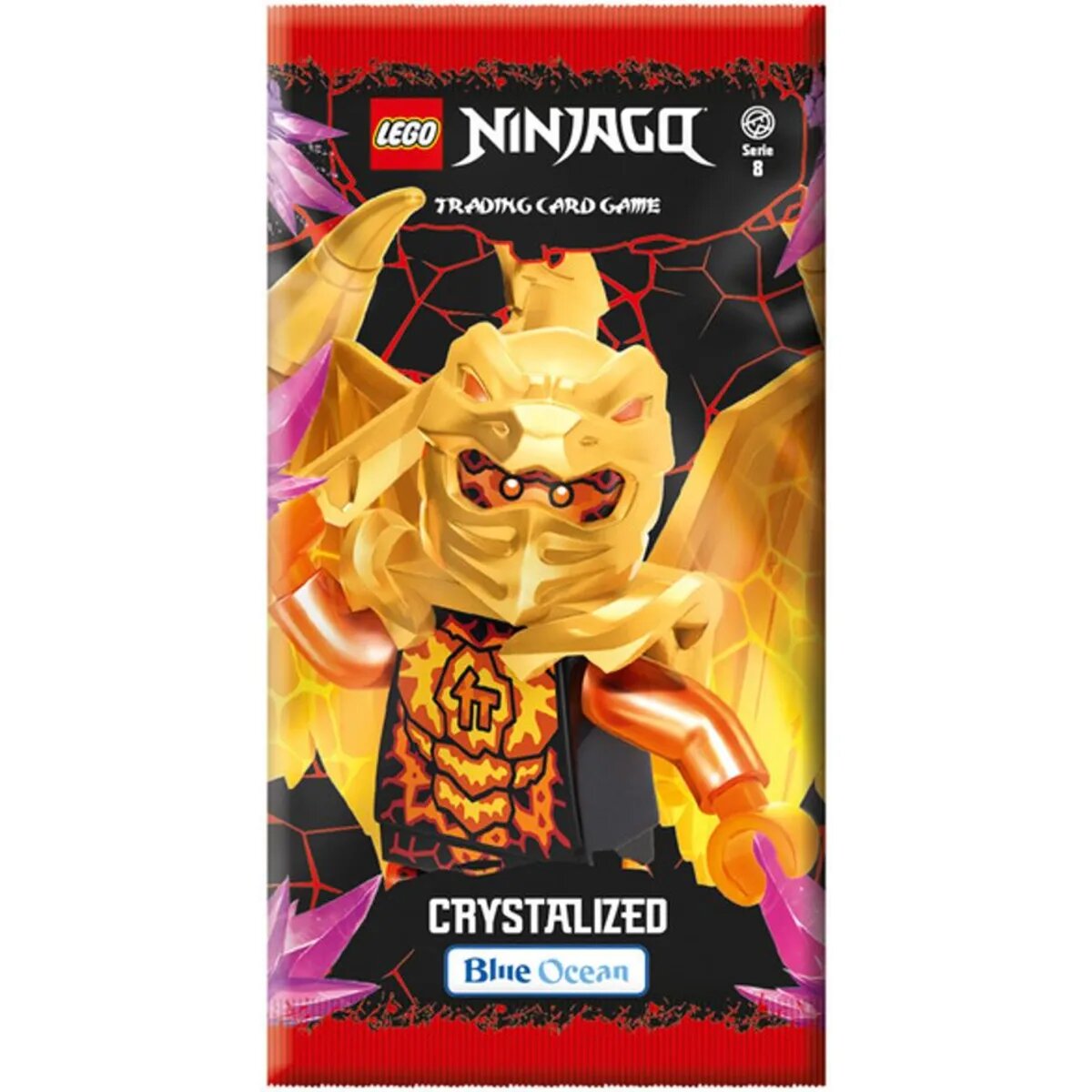 Top Media LEGO Ninjago Sammelkarten Serie 8, 1 Booster, Design sortiert