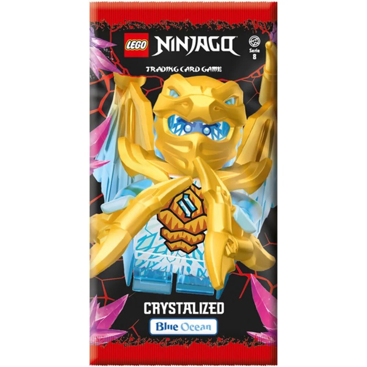 Top Media LEGO Ninjago Sammelkarten Serie 8, 1 Booster, Design sortiert