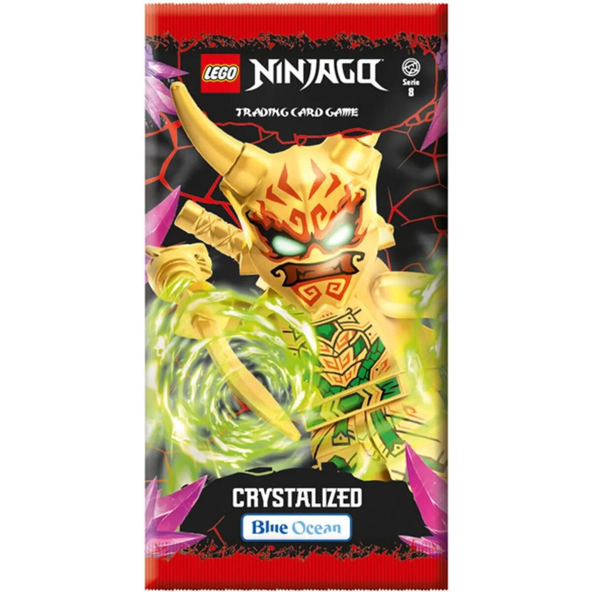 Top Media LEGO Ninjago Sammelkarten Serie 8, 1 Booster, Design sortiert