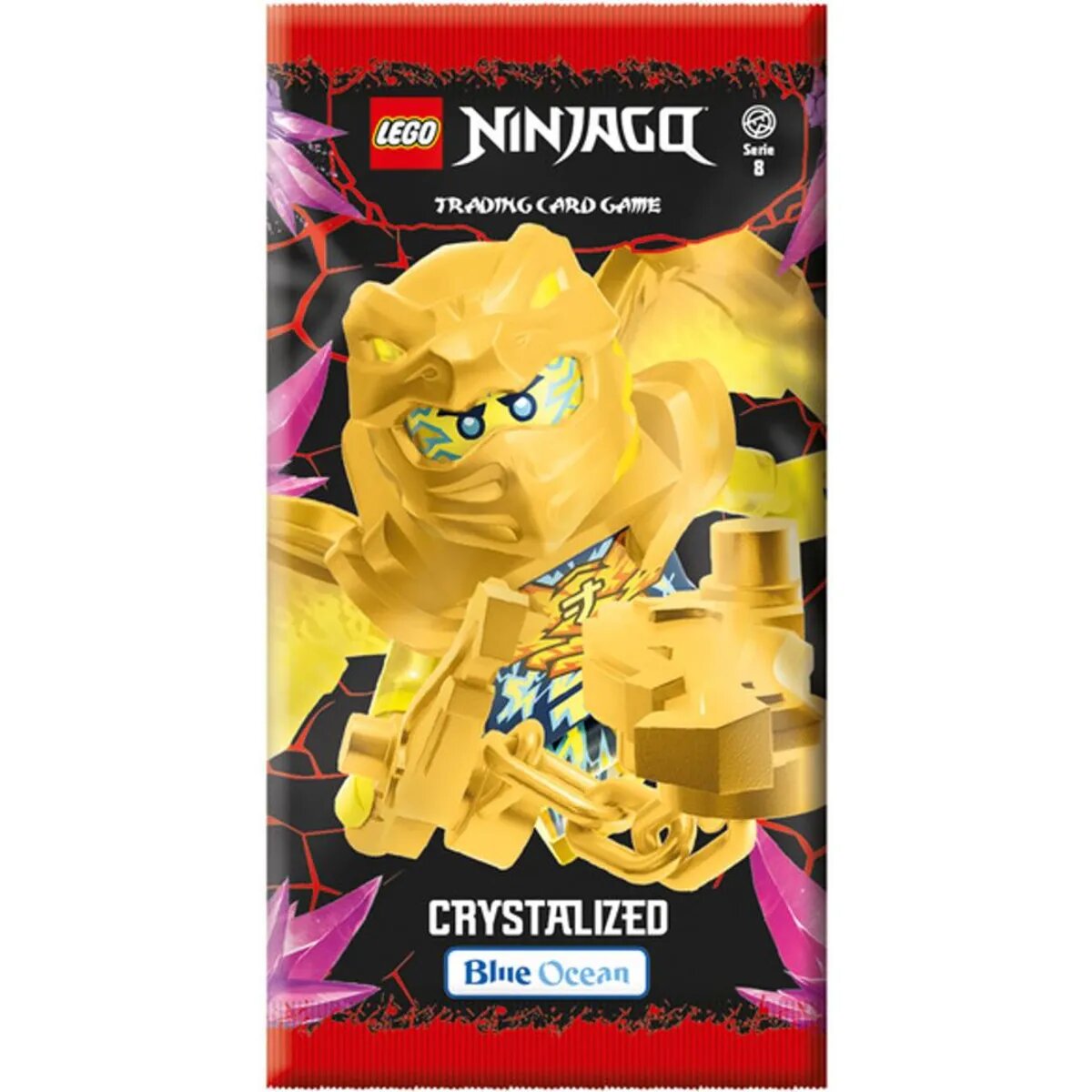 Top Media LEGO Ninjago Sammelkarten Serie 8, 1 Booster, Design sortiert