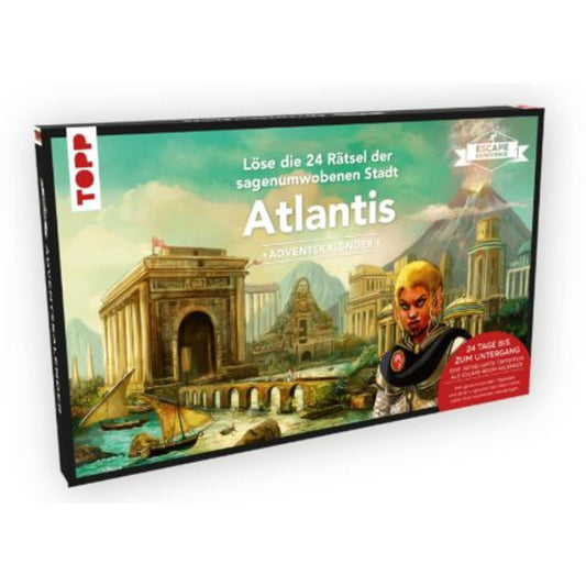 Topp Escape Experience Adventskalender 24 Rätsel um die Stadt Atlantis