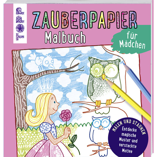 Topp Zauberpapier Malbuch Mädchen