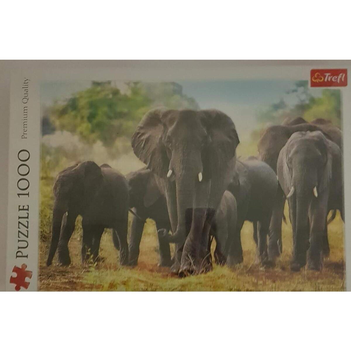 Trefl Puzzle afrikanische Elefanten 1000 Teile