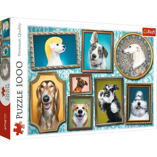 Trefl Puzzle Doggies Gallery, 1000 Teile