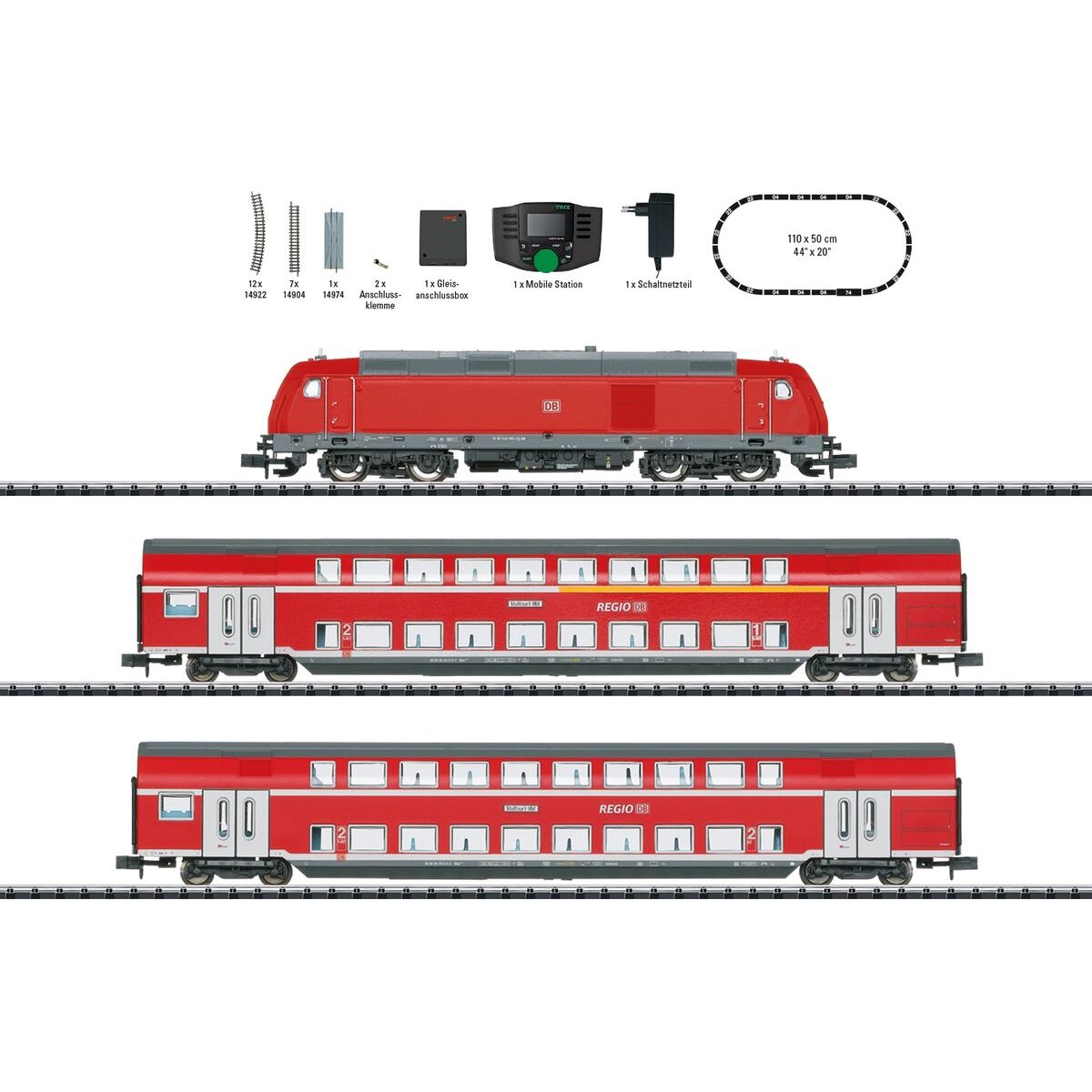 Trix Minitrix 11148 - N Digital-Startpackung Regionalexpress