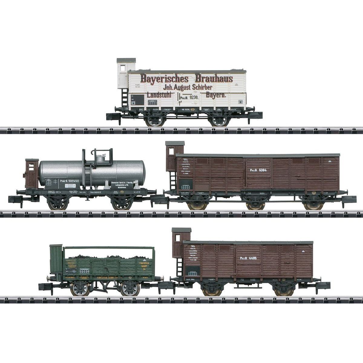 Trix Minitrix 15284 - N Güterwagen-Set Pfalz