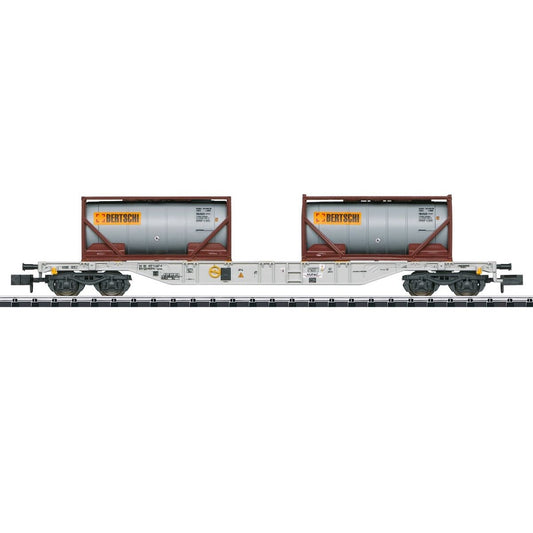 Trix Minitrix 18490 - N Containertragwagen Bauart Sgns