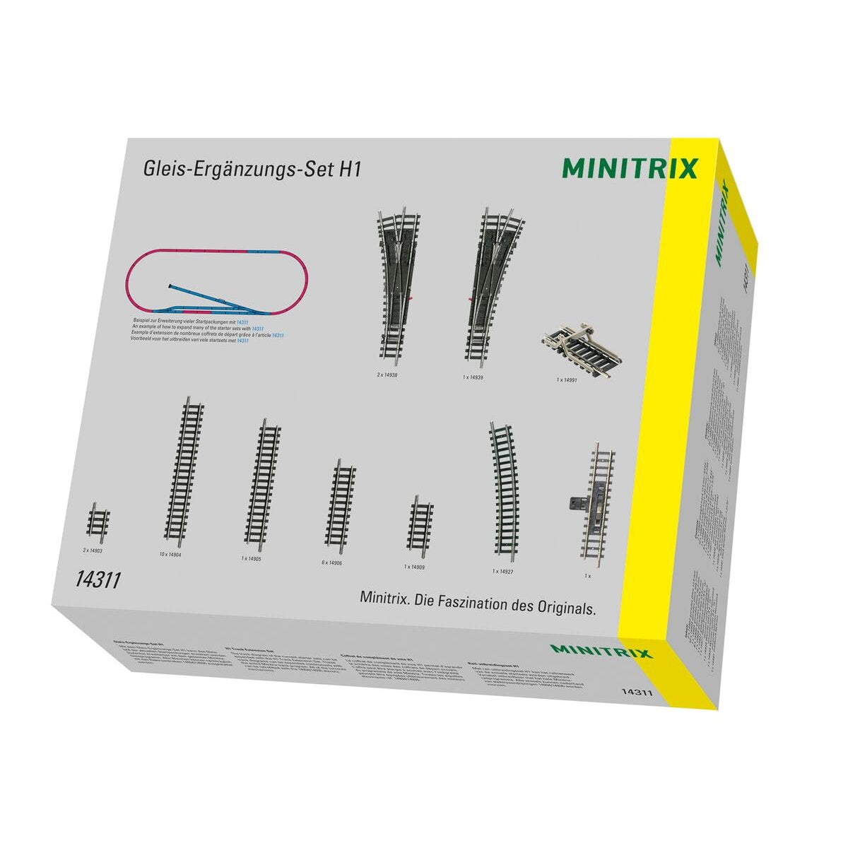 Trix Minitrix my Hobby 14311 - N Gleis-Ergänzungs-Set H1