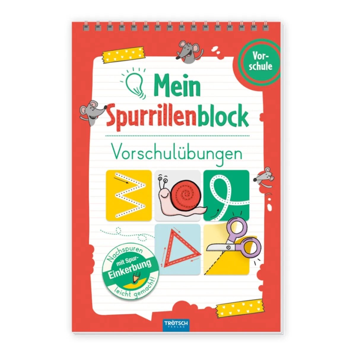 Trötsch Spurrillenblock Vorschulübung