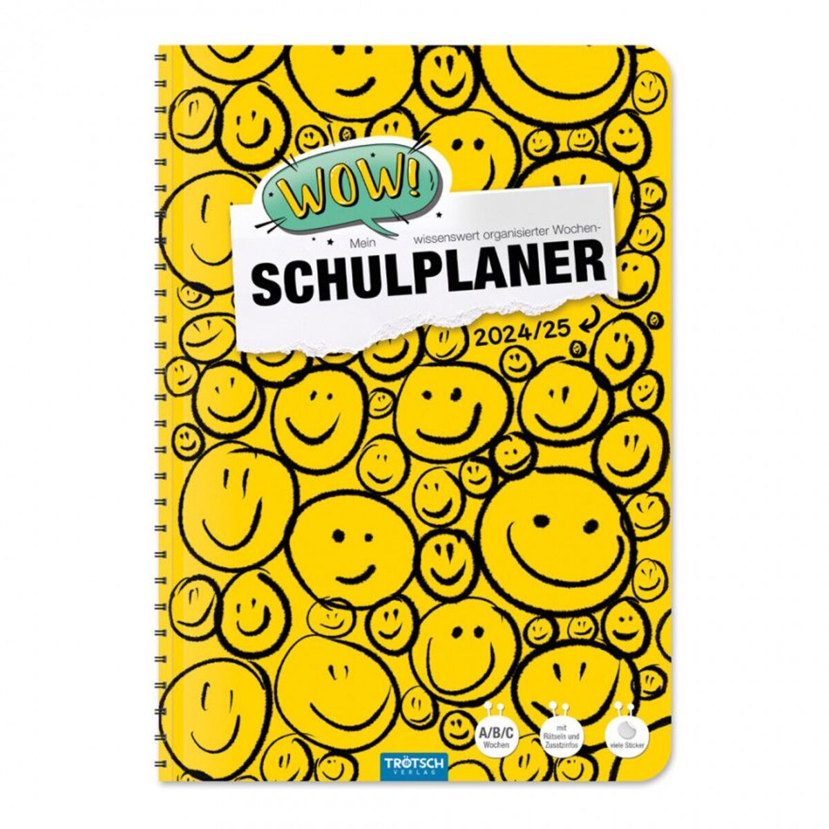 Trötsch WOW-Schulplaner 24/25 , Smile