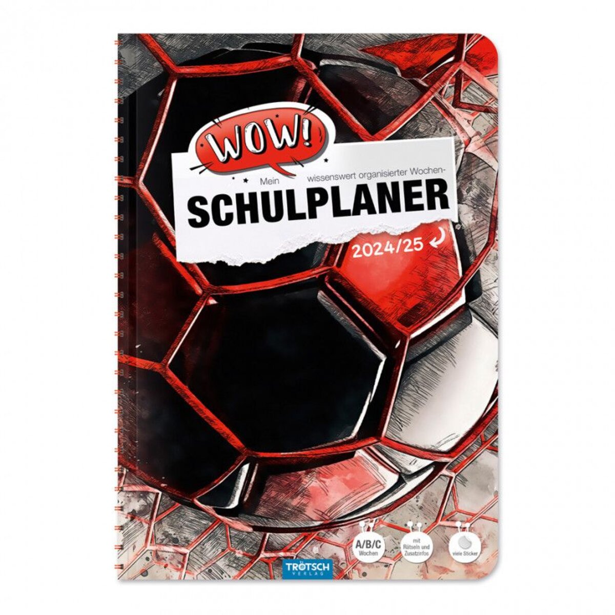 Trötsch WOW-Schulplaner Fussball 24/25