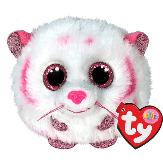 ty Beanie Balls pink and white tiger Tabor